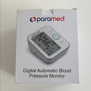 Digital Automatic Blood Pressure Monitor - White